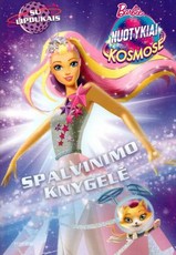 Barbie. Nuotykiai kosmose. Spalvinimo knygelė su lipdukais