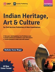 Indian Heritage, Art and Culture (Preliminary & Main) 2ed - Multicolour Book