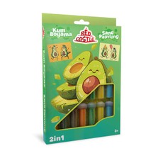 Kūrybinis smėlio rinkinys RED CASTLE „Avokadai“, 2in1