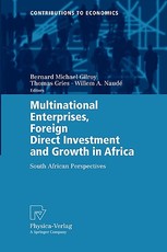 Multinational Enterprises, Foreign Direct Investment and Growth in Africa