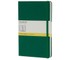 Knygelė Moleskine Coloured Classic (13 x 21, langeliais, žalios sp.)