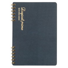 Spiralinė užrašų knygelė „Logical Prime B“, taškeliais ir linijomis, B5 (mėlyna)