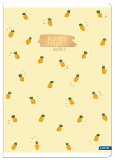 Sąsiuvinis A4 52lap 80g lang PASTEL FRUITS