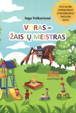 Voras – žaislų meistras: teksto skaitymo, suvokimo užduotys ir spalvinimo knygelė pradėjusiems skaityti