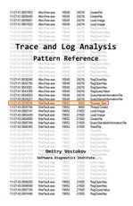 Software Trace and Log Analysis