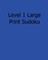 Level 1 Large Print Sudoku