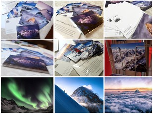 Atvirlaiškių komplektas „Dangaus kalnai“