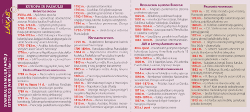 Svarbiausi Naujųjų amžių istorijos įvykiai 9 klasei