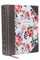 KJV, Journal the Word Bible, Cloth Over Board, Pink Floral, Red Letter Edition, Comfort Print