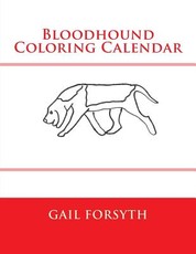 Bloodhound Coloring Calendar