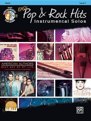 Easy Pop & Rock Hits Instrumental Solos for Strings: Violin, Book & CD
