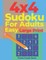 4x4 sudoku for adults Easy Large Print