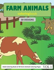 Farm Animals Coloring Book