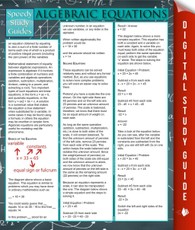 Algebraic Equations