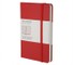 Knygelė Moleskine Coloured Classic (9 x 14, langeliais, raudonos sp.)