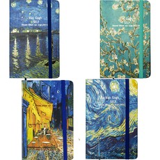 Užrašų knygelė kietais viršeliais „Vincet Van Gogh“, A6, linijomis