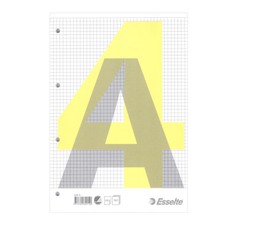 Bloknotas klijuotas A4/100 lapų, Esselte langeliais