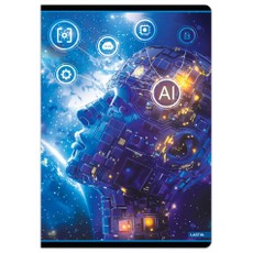 Sąsiuvinis(platus) A5 48lap 80g linija AI