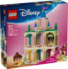 LEGO Disney 43291 mini figūrėlės Belė ir Tiana su pilimi