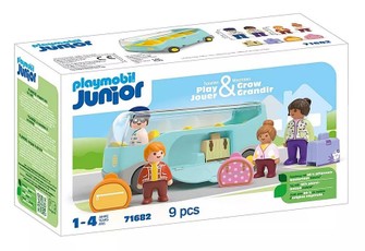 Rinkinys su figūrėlėmis Junior 71682 – turistinis autobusas