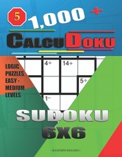 1,000 + Calcudoku sudoku 6x6
