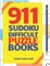 911 Sudoku Difficult Puzzle Books