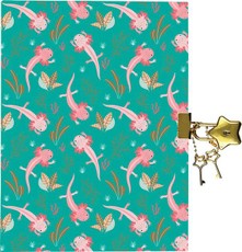 Axolotls Locking Journal (Diary, Notebook)