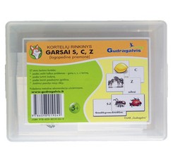 Kortelių rinkinys „Garsai S, C, Z“