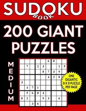 Sudoku Book 200 Medium Giant Puzzles
