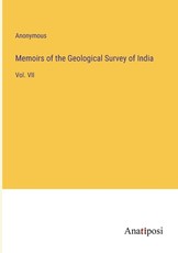 Memoirs of the Geological Survey of India