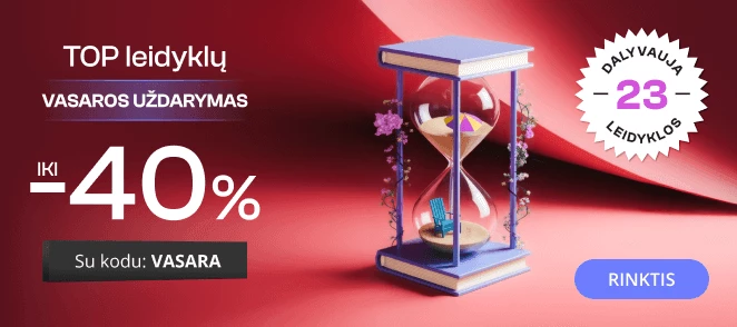 TOP leidyklų akcija