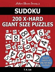 Sudoku 200 Extra Hard Giant Size Puzzles To Keep Your Brain Active For Hours