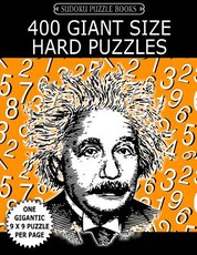 Sudoku Puzzle Book 400 Giant Size HARD Puzzles