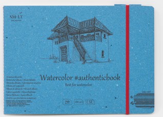 Akvarelės knygutė Authenticbook 245x176 12l 280gsm*