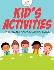 Kids' Activities in a Puzzle and Coloring Book