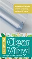 Premium Clear Vinyl Roll: 12-Gauge - Durable - Flexible