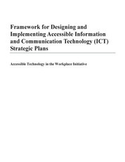 Framework for Designing and Implementing Accessible Information and Communication Technology (ICT) Strategic Plans
