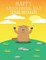Happy Groundhog Day Coloring Book For Kids