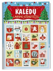 Kalėdų laukimo užduotėlės. Su lipdukais