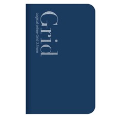 Užrašų knygelė „Logical Prime Grid Slim” A6, langeliais, mėlyna