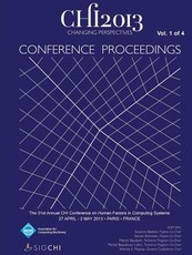 Chi 13 Proceedings of the 31st Annual Chi Conference on Human Factors in Computing Systems V1
