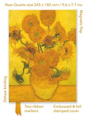 Vincent Van Gogh: Sunflowers (Foiled Quarto Journal)