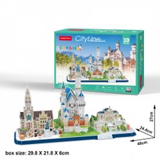 City Line 3D dėlionė „Bavaria“