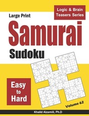 Large Print Samurai Sudoku