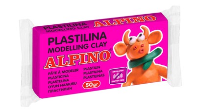 Plastilinas ALPINO 50g rožinis