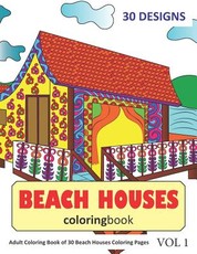 Beach Houses Coloring Book