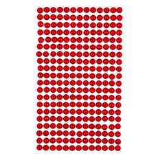 Lipnūs perlai 6mm 260vnt RED