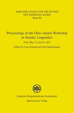 Proceedings of the Oslo-Austin Workshop in Semitic Linguistics