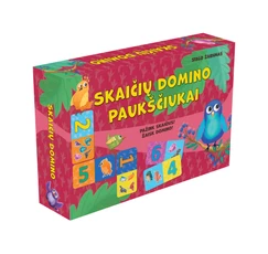 Žaidimas „Skaičių domino. Paukščiukai“