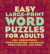 Easy Large-Print Word Puzzles for Adults